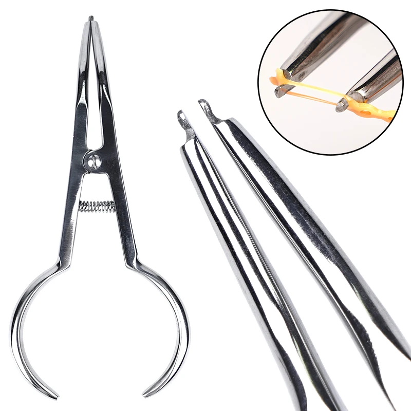 

1pc Dentistry Dam Clamp Placement Plier For Dentist Clinic Rubber Dental Orthodontic Clips Pliers Stainless Steel Dentist Tools