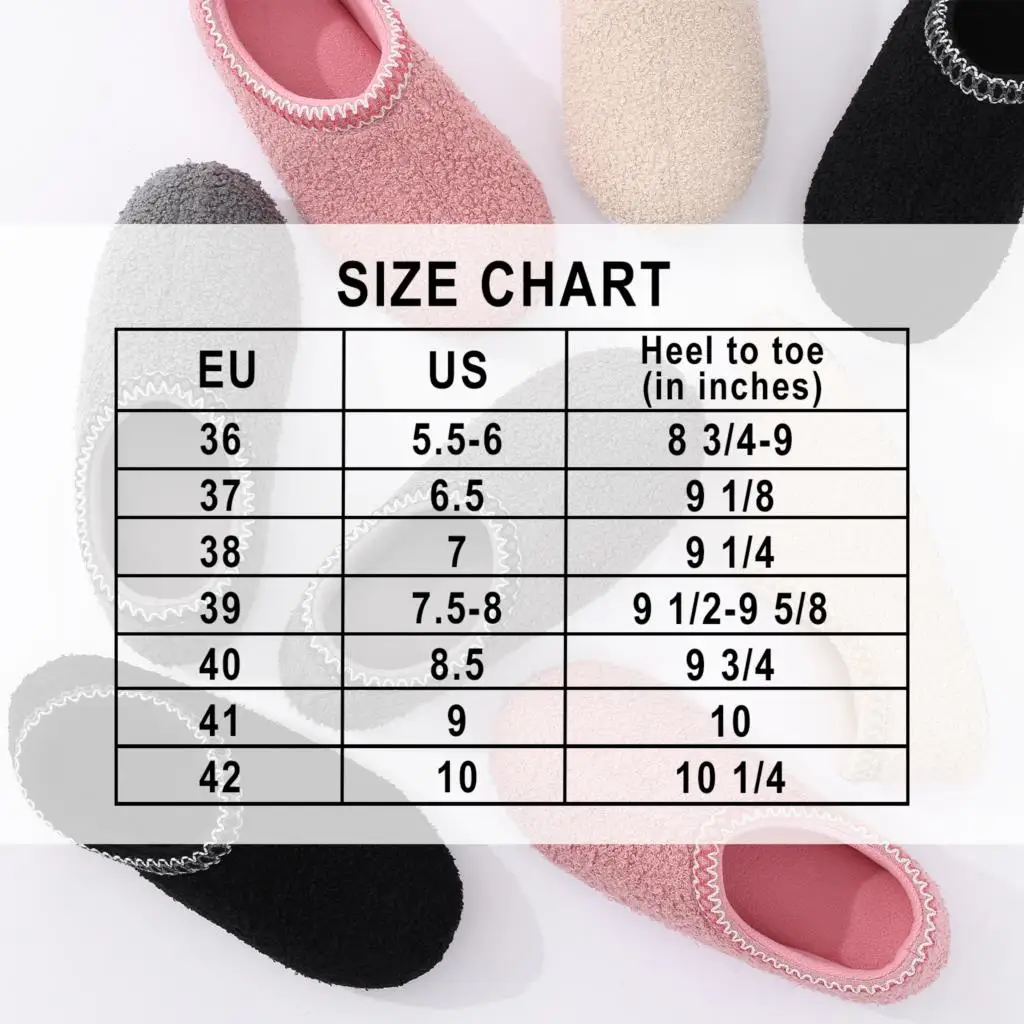 Kidmi Women\'s Fuzzy Shoes Curly Fur Memory Foam Loafer Slippers Indoor House Shoes Antiskid Women Shoes With Polar Fleece Lining