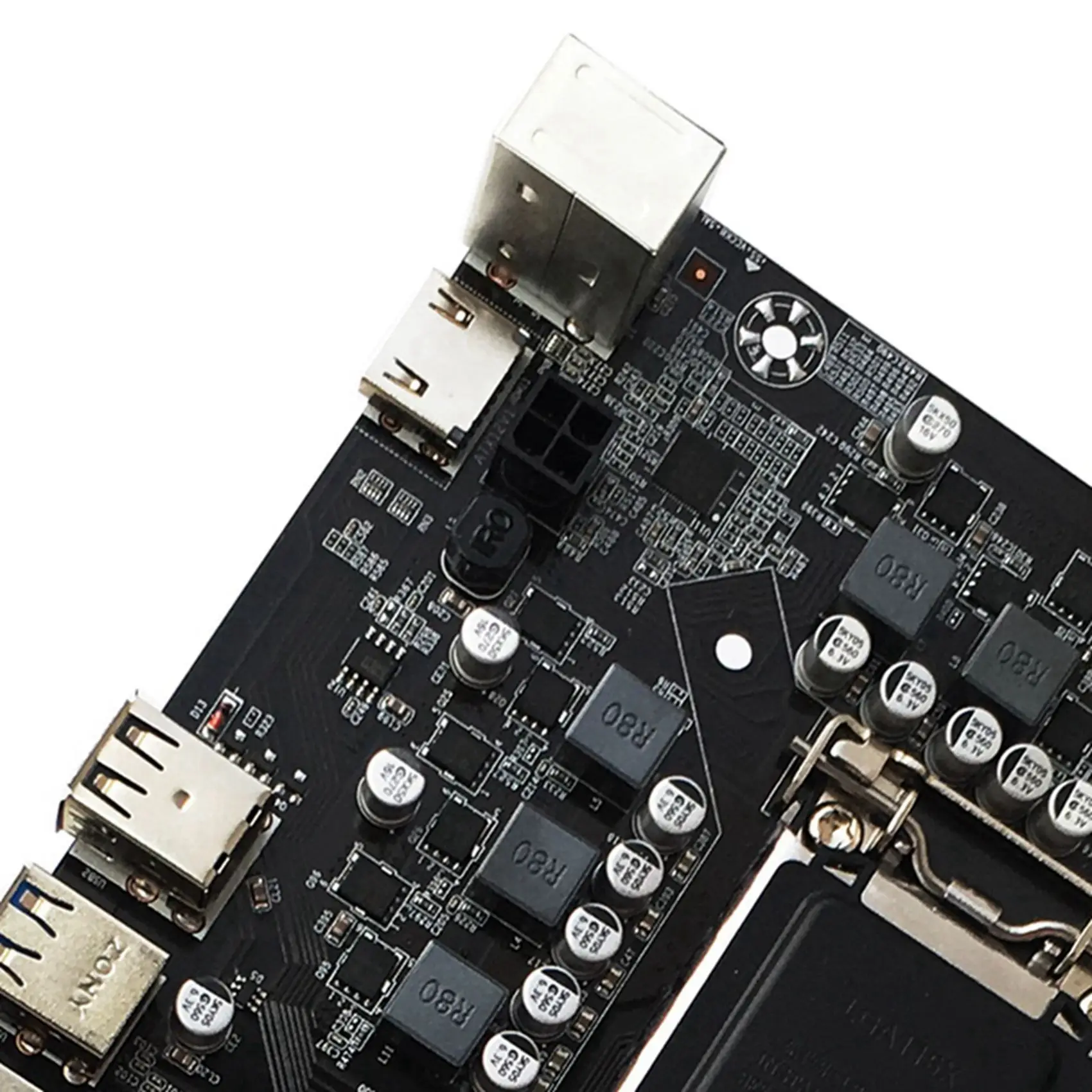 

Материнская плата XB-B250C Miner с процессором G4400T + кабелем SATA + кабелем переключателя 12 PCIE к слоту графического процессора USB3.0 LGA1151 DDR4 для добычи BTC