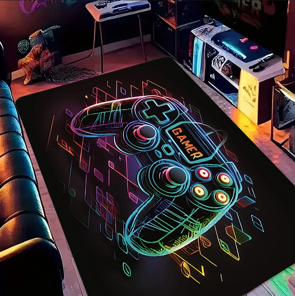 ثلاثية الأبعاد لعبة السجاد غرفة الأولاد كبيرة الألعاب البساط تحكم تصميم الأطفال الزحف اللعب المضادة للانزلاق الكلمة حصيرة ديكور غرفة نوم المنزل السجاد