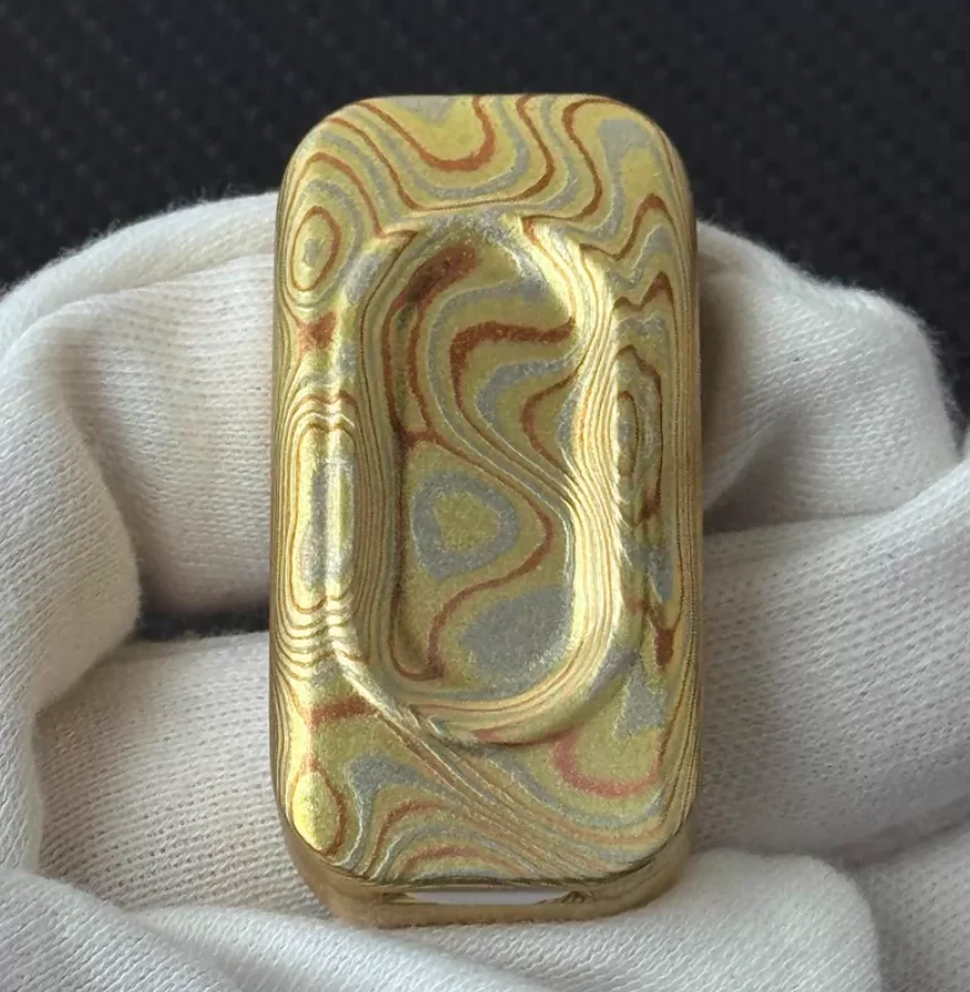 

Used EDC Kais Wave mokume Popo fidget slider decompression toy