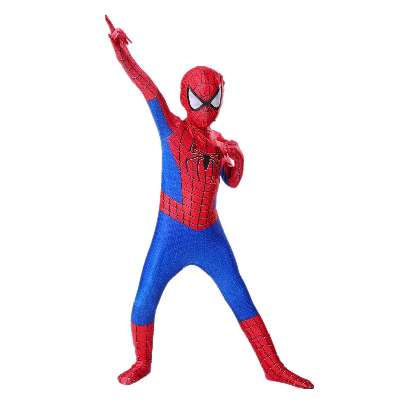 Kids Superhero Costumes Movie Characters Fantasy Onesies Halloween Party Dress Up Boys Girls Photo Props