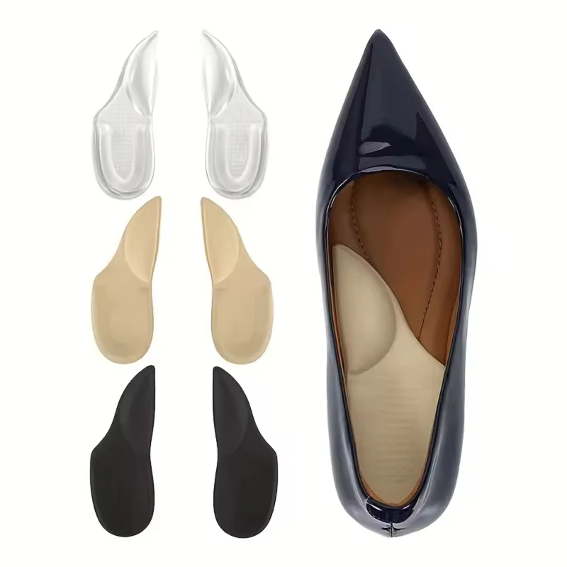 

Ladies Arch Support Unisex Adhesive Inserts for Flat Feet Pillow Cushioned Heel Support Padding Footwear Accessories PU Material