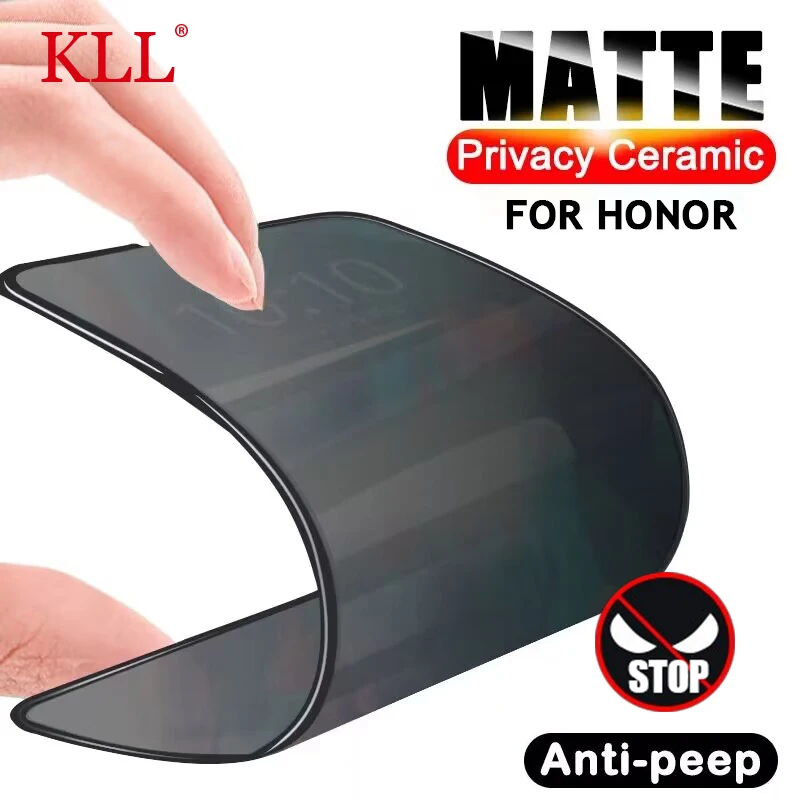 Anti-spy Privacy Matte Ceramic Film for Honor X9 X8 X7a X6 X5 X40 X50i Screen Protector for Honor X7b X6a X8a X30 X10 Max Film