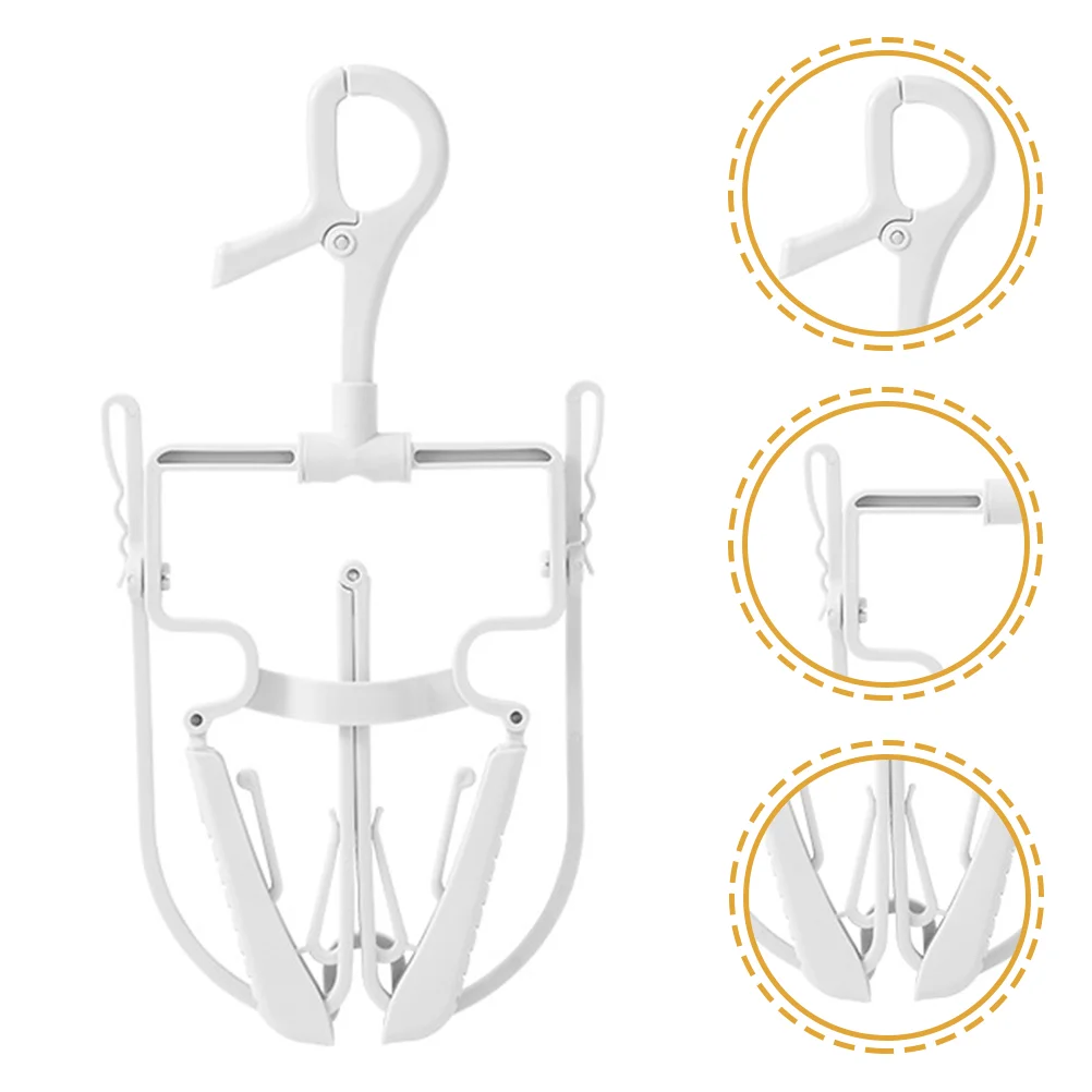 

Hooded Folding Hanger Dry for Hoodie Anti-slip Heavy Duty Hangers Plastic Clothes Non-slip Pants