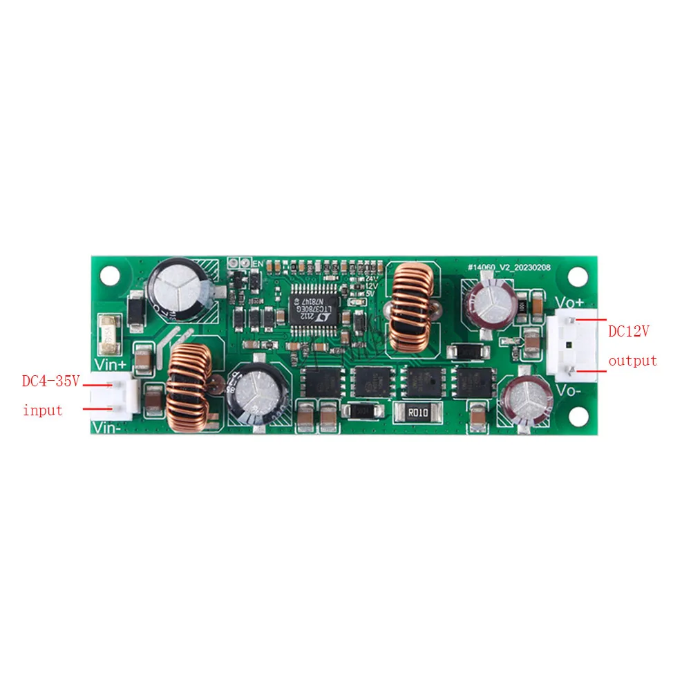 

LTC3780 Automatic Boost Buck Power Supply Module DC 4V-36V Wide Voltage Input to DC 12V Output Regulator Power Supply Board