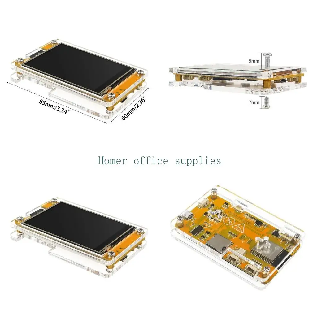 

K43B Acrylic Case for ESP32 Development Board 2.8Inch LVGL IPS Sreen Colorful Display Protective Enclosure ESP32S3
