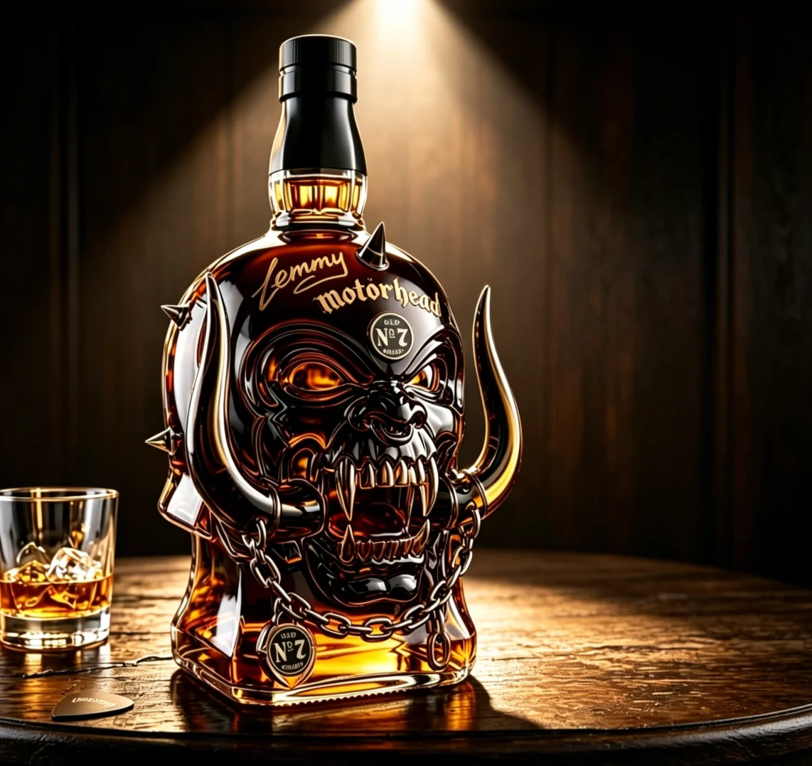 Decantador de Whisky con Forma de Calavera, Botella de Licor de Vidrio Transparente para Bourbon, Brandy, Vino, Decoración de Bar en Casa, Regalo