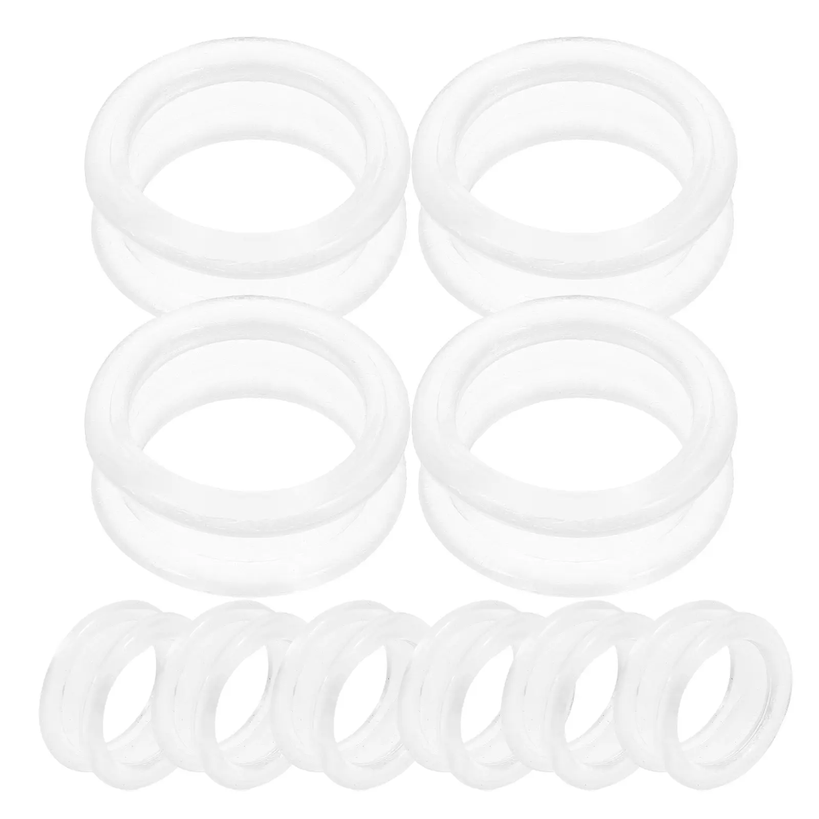 10Pcs Silicone Scissor Finger Rings Flexible Non-Slip Grooming Scissor Accessories for Hairdressing Pet Shears Comfortable