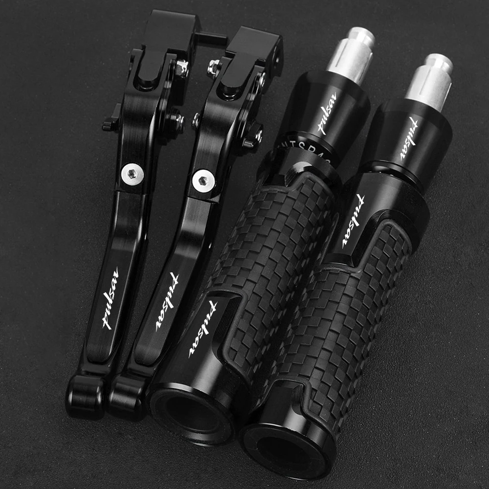 

For Bajaj Pulsar 200 NS/200 RS/200 A Dominar 400 Motorcycle Foldable Brake Clutch Levers 7/8'' 22mm Handlebar grips Handle ends