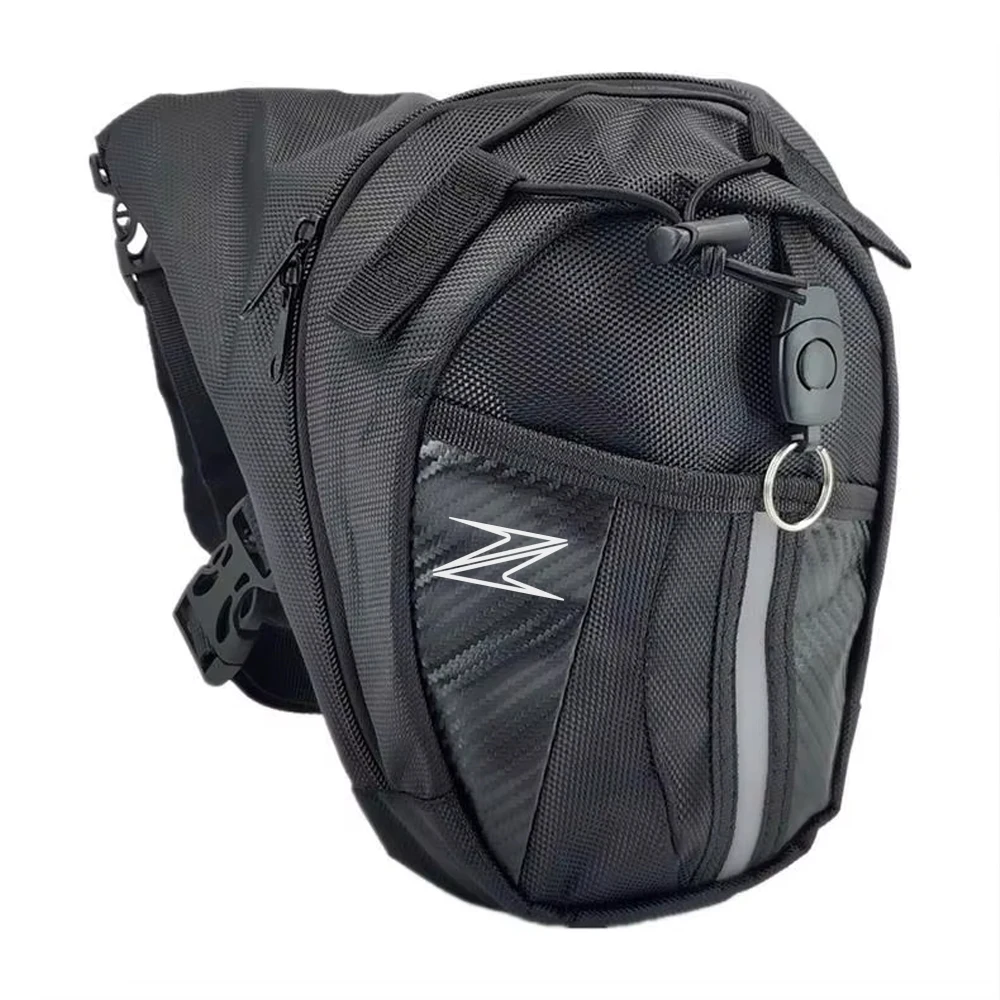 For Kawasaki Z1000 Z900 RS Z800 Z750 Z650 Z500 Z400 Motorcycle Drop Leg Bag Oxford Motorcycle Bag Outdoor Men Casual Waist Bag