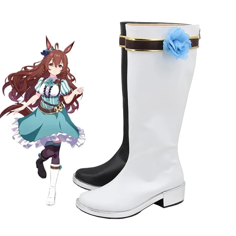 

Anime Umamusume Pretty Derby Mejiro Bright Cosplay Shoes Boots Game Carnival Halloween Chritmas Party Costume Props Accessories