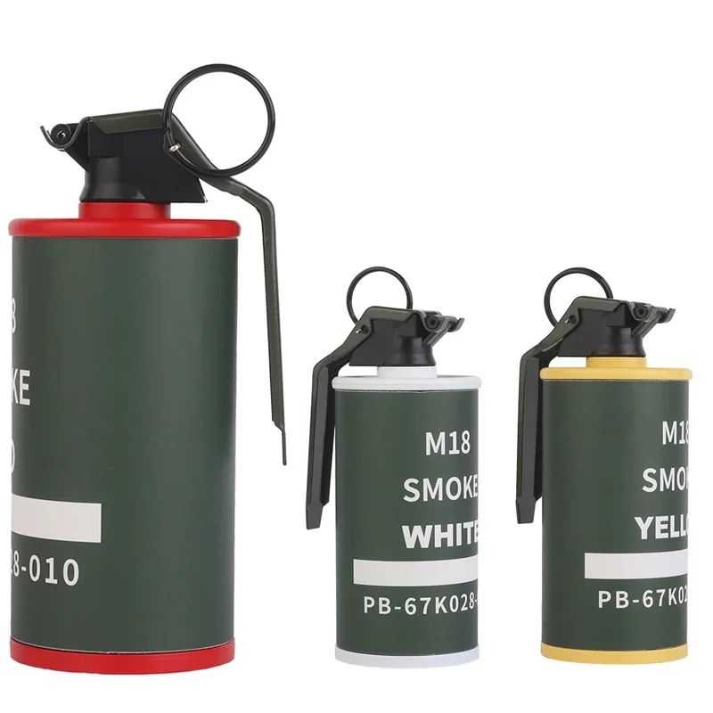 M18 Prop รุ่นยุทธวิธี M18 ระเบิดควันรุ่นดึงแหวน Bullet ภาพยนตร์ Prop COD ยุทธวิธีคอสเพลย์รุ่น