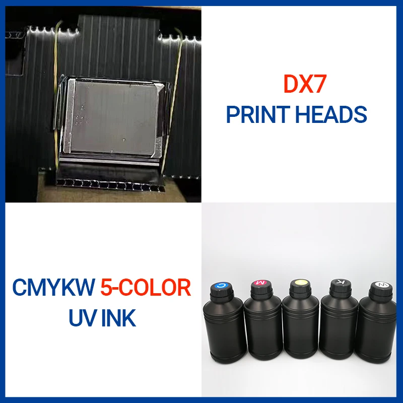 TH-UV700P Pro Factory طابعة نافثة للحبر جدارية عمودية ثلاثية الأبعاد UV طابعة جدارية داخلية وخارجية مع 3 رؤوس طباعة Epson DX10 #3