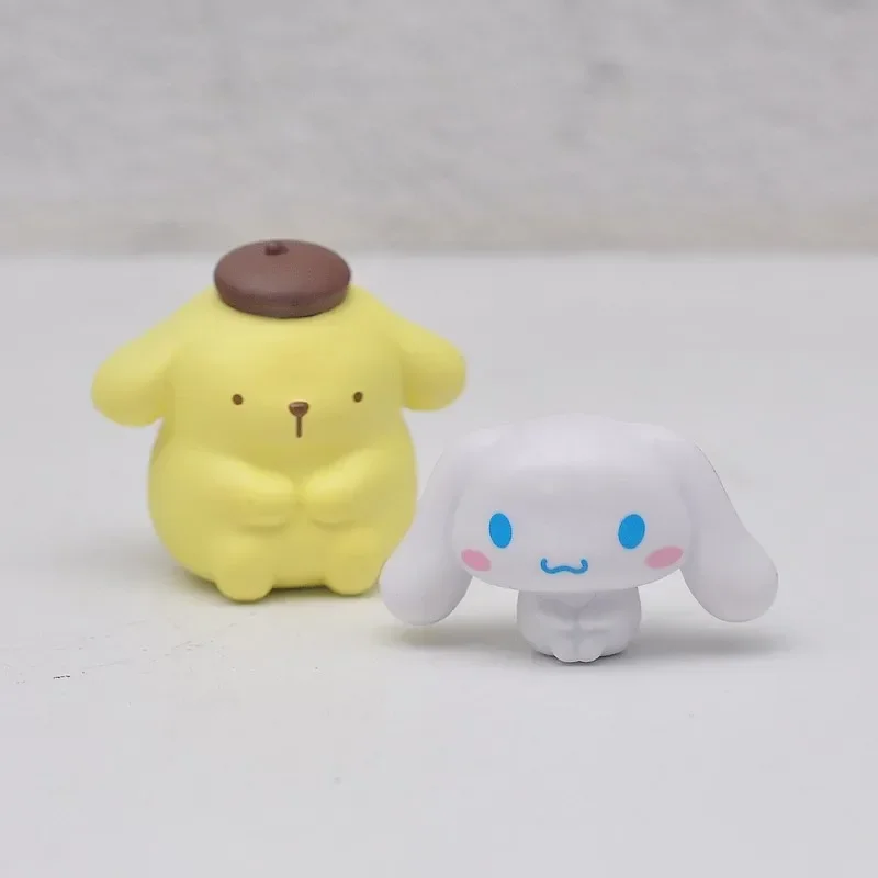 Sanrio Melody Pudding Dog KT Cute Sitting Twisted Egg Pendant Blind Box Doll Novel Zabawka dla dzieci