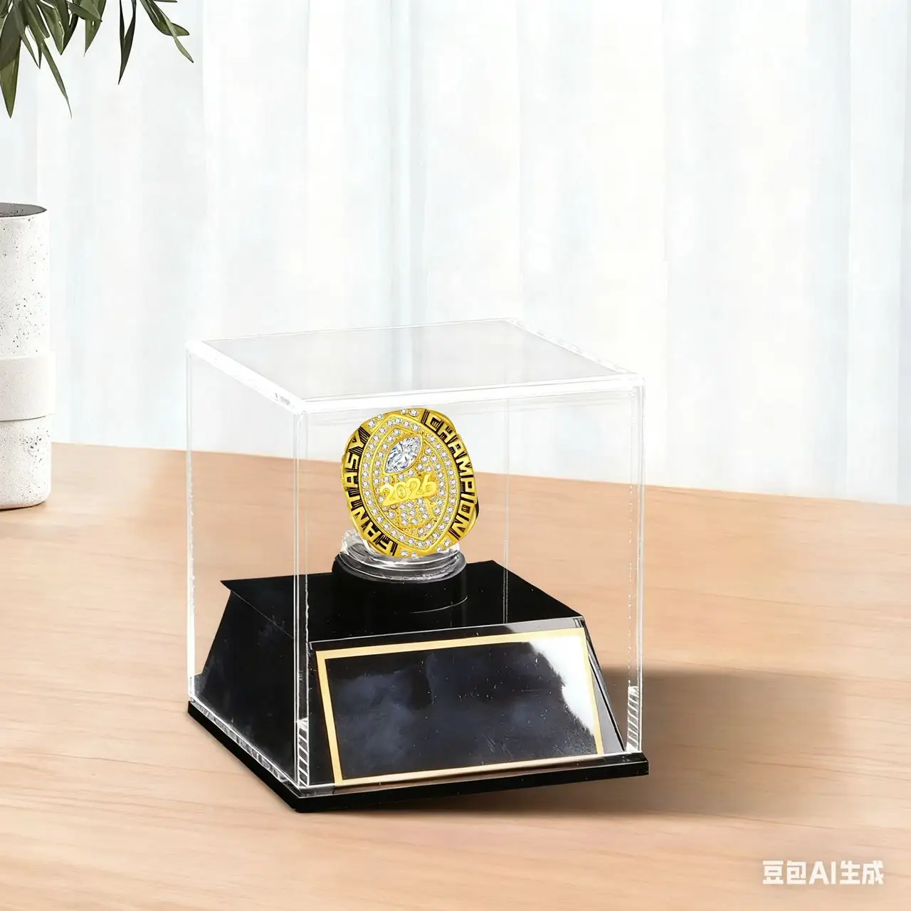 خاتم بطولة كرة القدم الخيالي لعام 2026 مخصص لبطولة الموضة الذهبية هدية عيد ميلاد للرجال