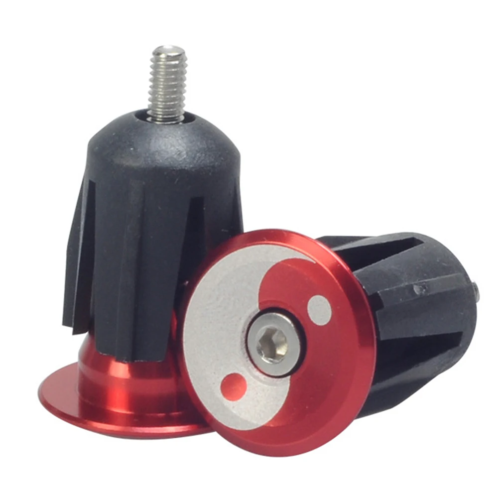 

3 Pairs Bicycle Handlebar End Plug 18-23 5mm Red Aluminum Cap for Mountain Road Bikes Easy Install Remove Durable Accessories