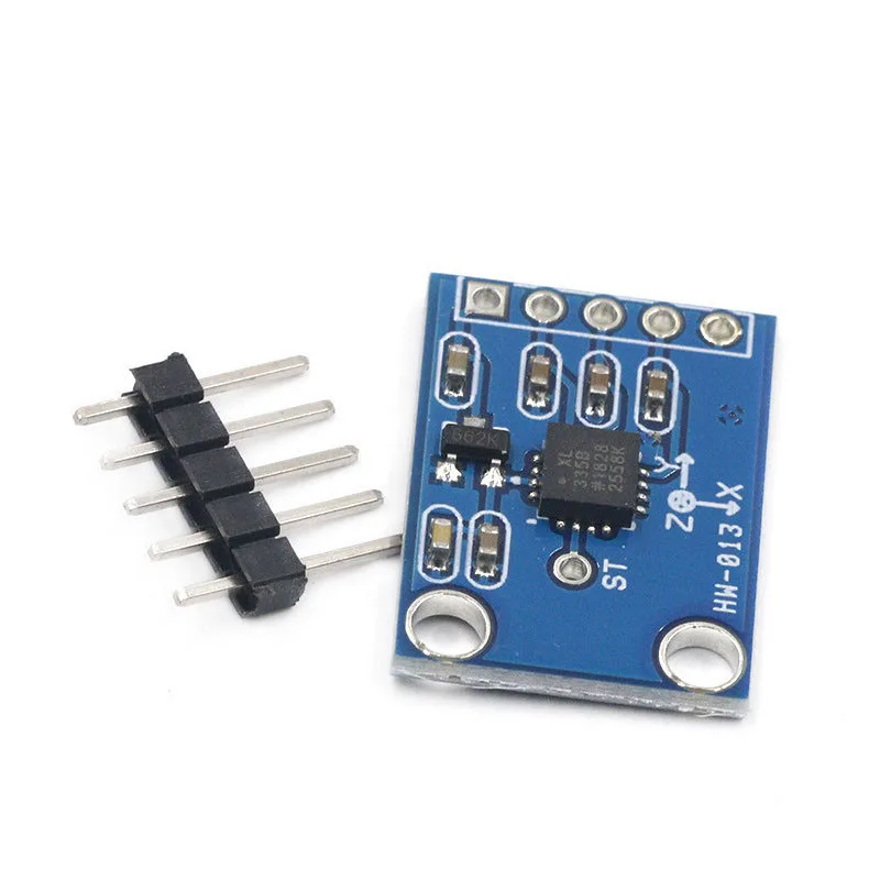 Módulo de aceleração de gravidade de três eixos, ângulo de inclinação Sensor, adequado para Arduino, GY-61, ADXL335, 1-20pcs