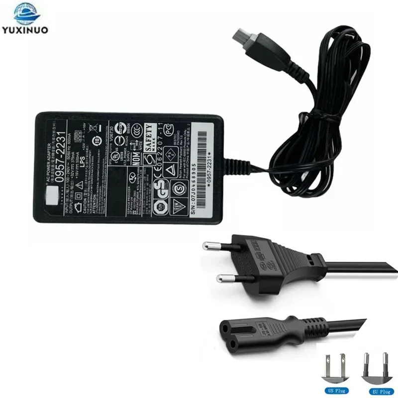 0957-2231 32V 375mA 16V 500mA AC Power Adapter Printer Charger for HP D1420 D1460 D2430 D2468 F2128 F2180 Photosmart C4380 C4382