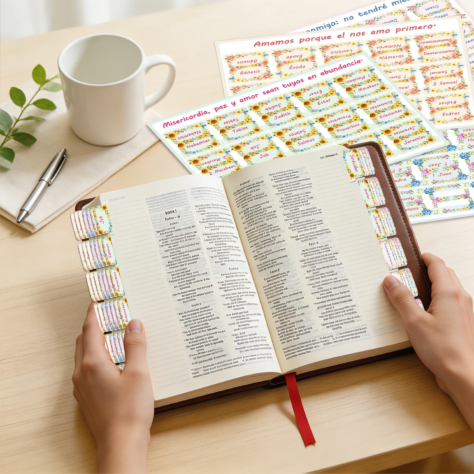 فواصل الكتاب المقدس باللغة الإ - مراجعة Index Tab Divider وسعره