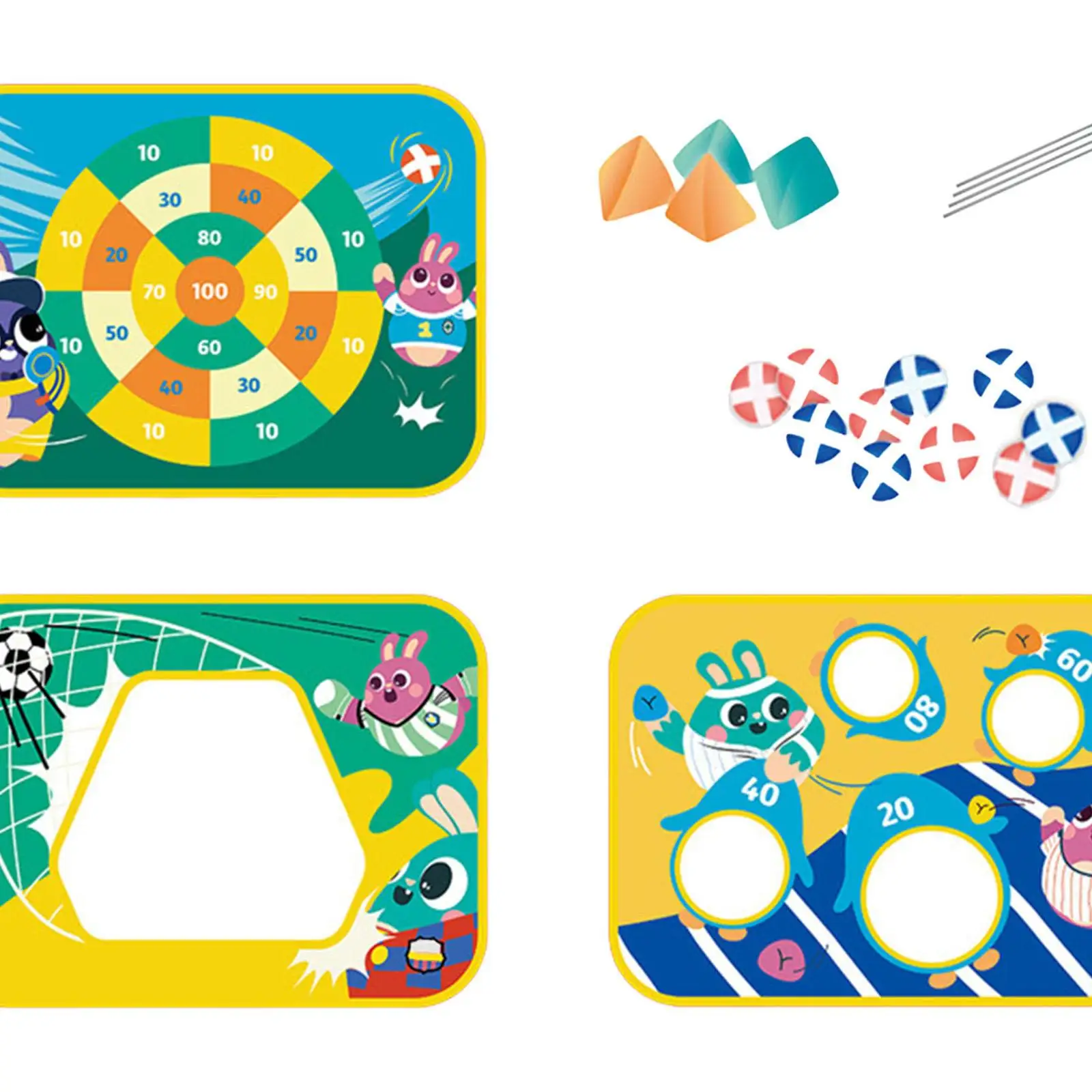 Jeu Cornhole Cornhole, jouet de société d'extérieur, balle collante, jeu de société, jeu de lancer de poche pour sport, arrière-cour, jardin, pelouse d'anniversaire