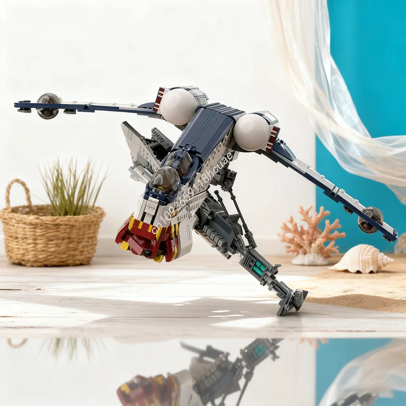 

1958pcs MOC Super Republic Gunship LAHA Release Model Building Blocks DIY Creative Toys Idea Education Christmas Gifts Kids