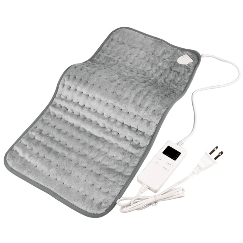 Electric Heating Pad Winter Back Pain Relief Cover Blanket Comfort Soft and Warmth for Office and Home Therapy Dropship