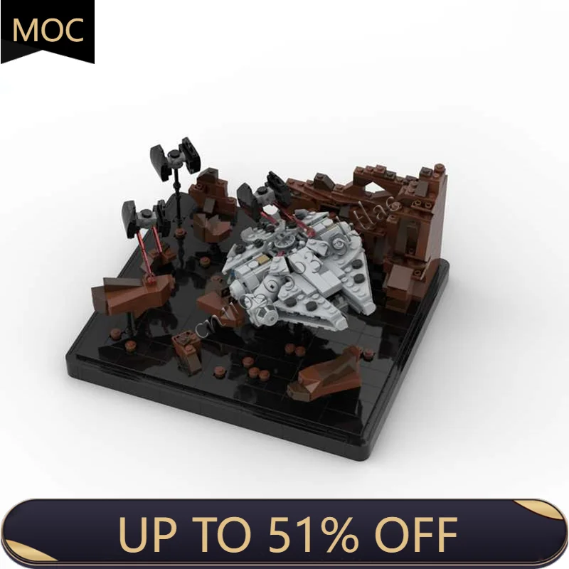 

834 MOC Building Blocks scale class heavy Frigate Model DIY stereo Wing Starfighter Bricks Assembly Puzzle Boy Toy Holiday Gifts