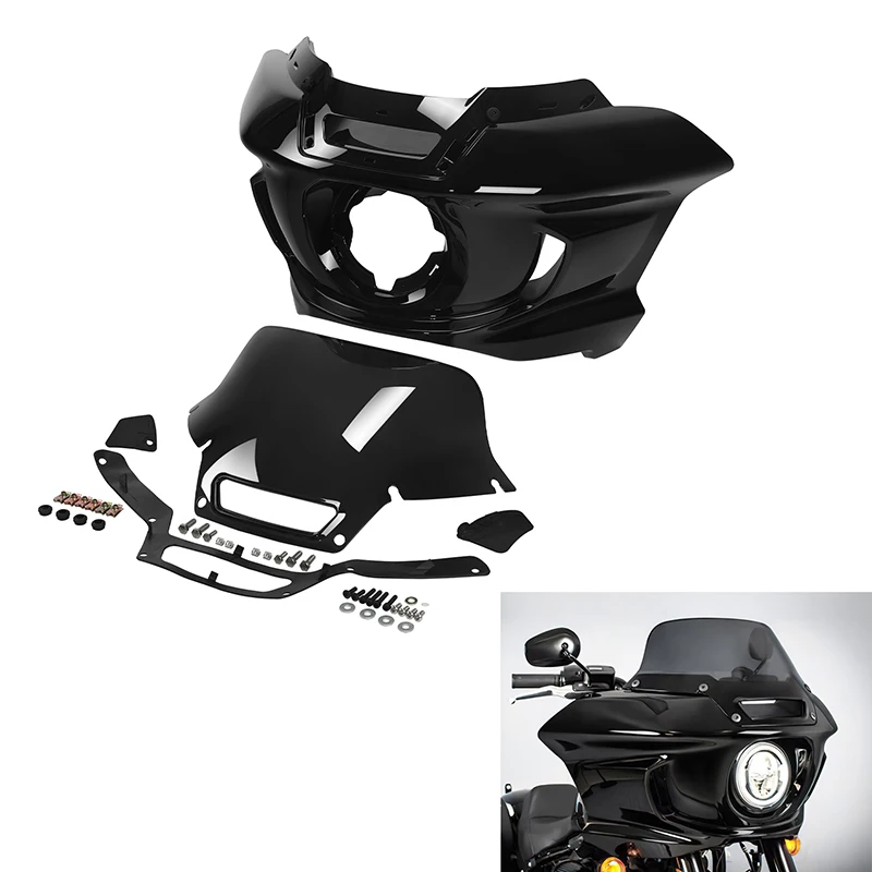 Owiewka reflektora motocyklowego z szybą pasująca do Harley FXLRST 1YXZ LOW RIDER ST 2022-2025 FXRST DIABLO 2022