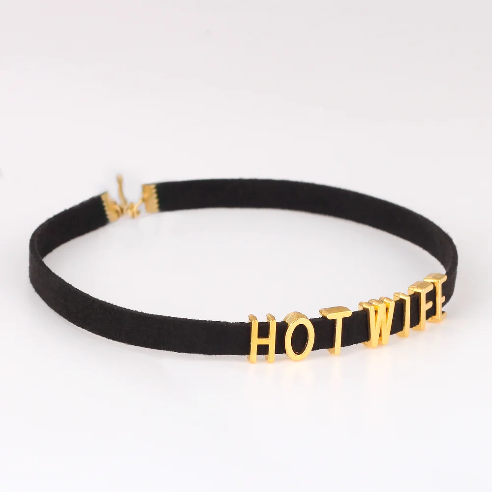 PLEASE DADDY Customized Letter Custom Collar Pu Leather Cosplay Choker DIY Chocker Necklace  Gift Punk Gothic Jewelry ANAL