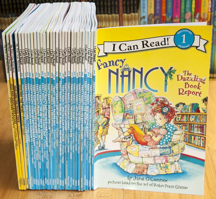

30 Books I Can Read Fancy Nancy English Story Picture Book Help Child be Reader Early Education Toy Girls' IQ EQ Training
