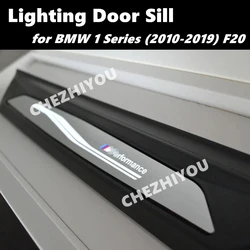 For BMW 1 Series F20 2011-2019 Car Door Welcome Pedal Threshold Lighting Door Sill for M Performance with Battery 1 Pair 2 Piecs