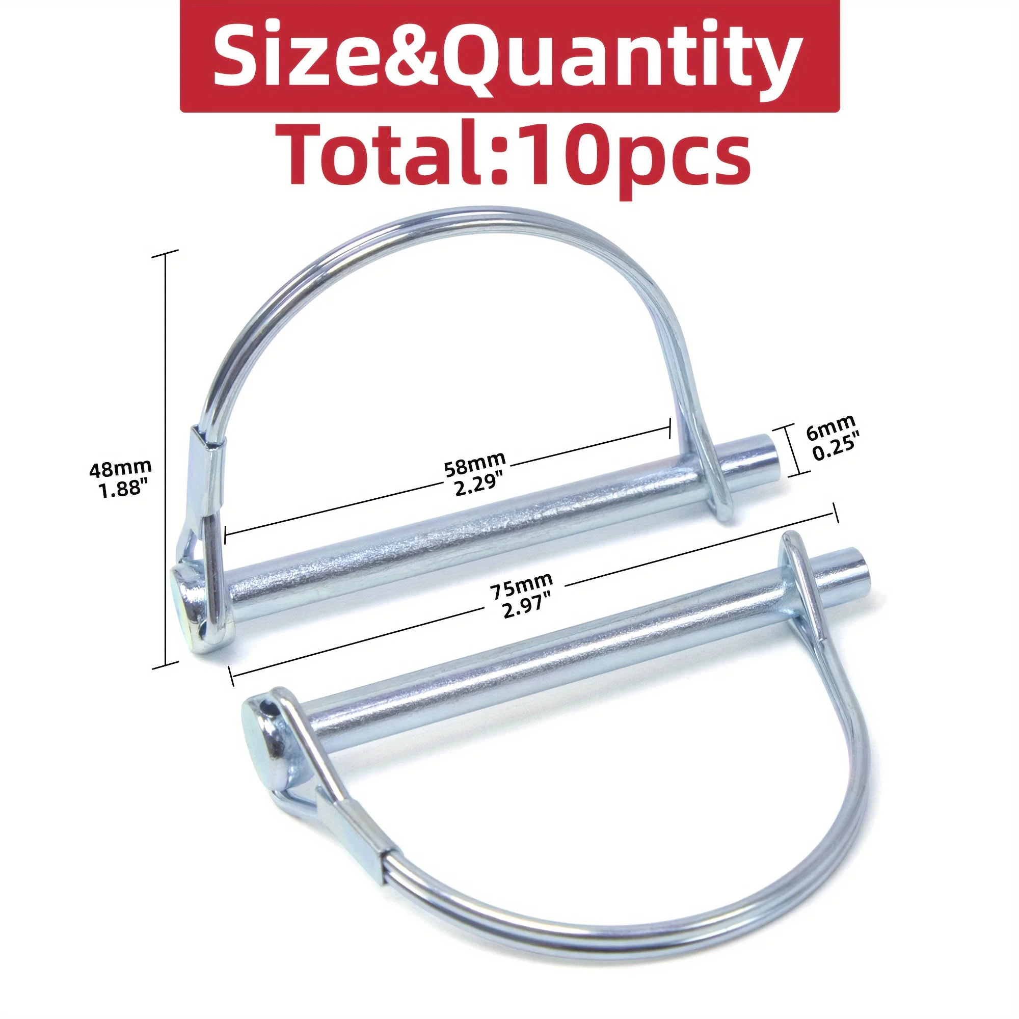 10Pcs 1/4