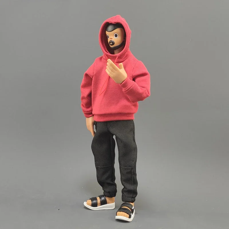 COME4ARTS 1/10 Scale Male Soldier Trend Sports Hooded Sweatshirt Hoodie Clothes Model for 7in Action Figures Body Doll