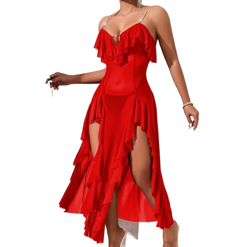 Women's Solid Color Backless Large Size Nightdress Comfortable Pajamas Loungewear