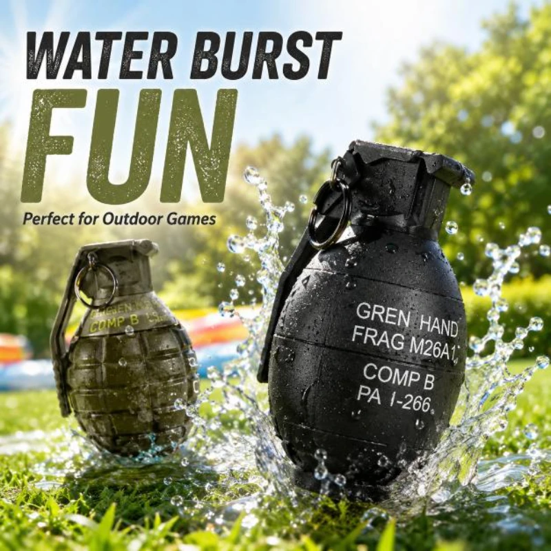 Ten Style Water Burst M67 Game Prop 2026 New Release Lightweight Outdoor Team Interactive Water Fight Toy Accessory