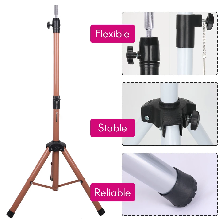 Adjustable Tripod Stand for Mannequin Head Holder