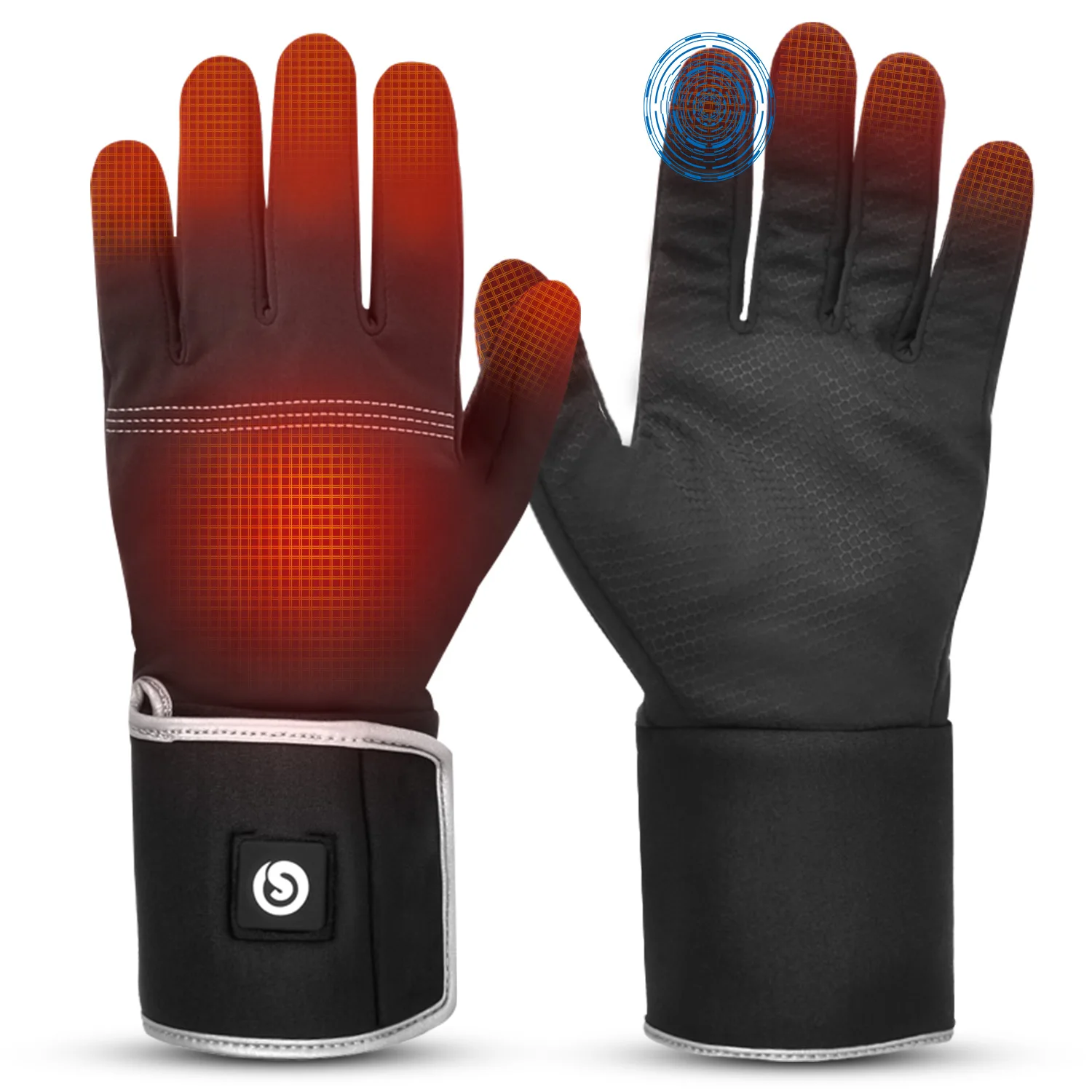 

Sports Outdoor Warm Electronic Heated Gloves Rechargeable Battery Powered Heat Glove Liner Heated Gloves USB