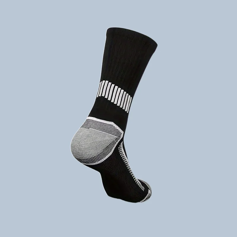 6 Pairs Mid-Calf Socks High-End Solid Color Versatile Men's Business Fashion High Quality Men's Anti-Odor Sweat-Absorbent Socks