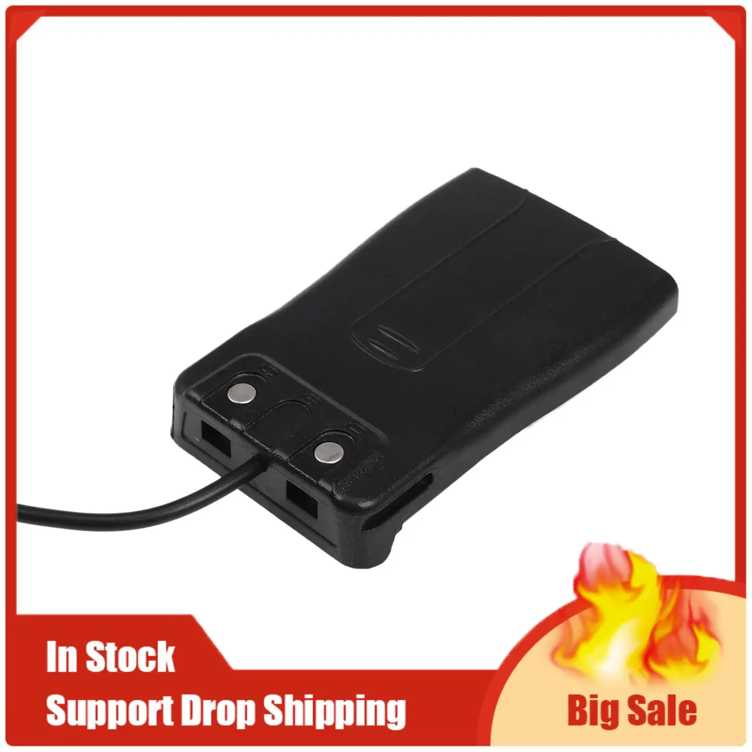 As melhores ofertas 2 pinos mini ptt alto-falante microfone para baofeng uv5r 888s & bateria do carregador de carro para baofeng BF-888S poofung 888s em dois sentidos ham rad