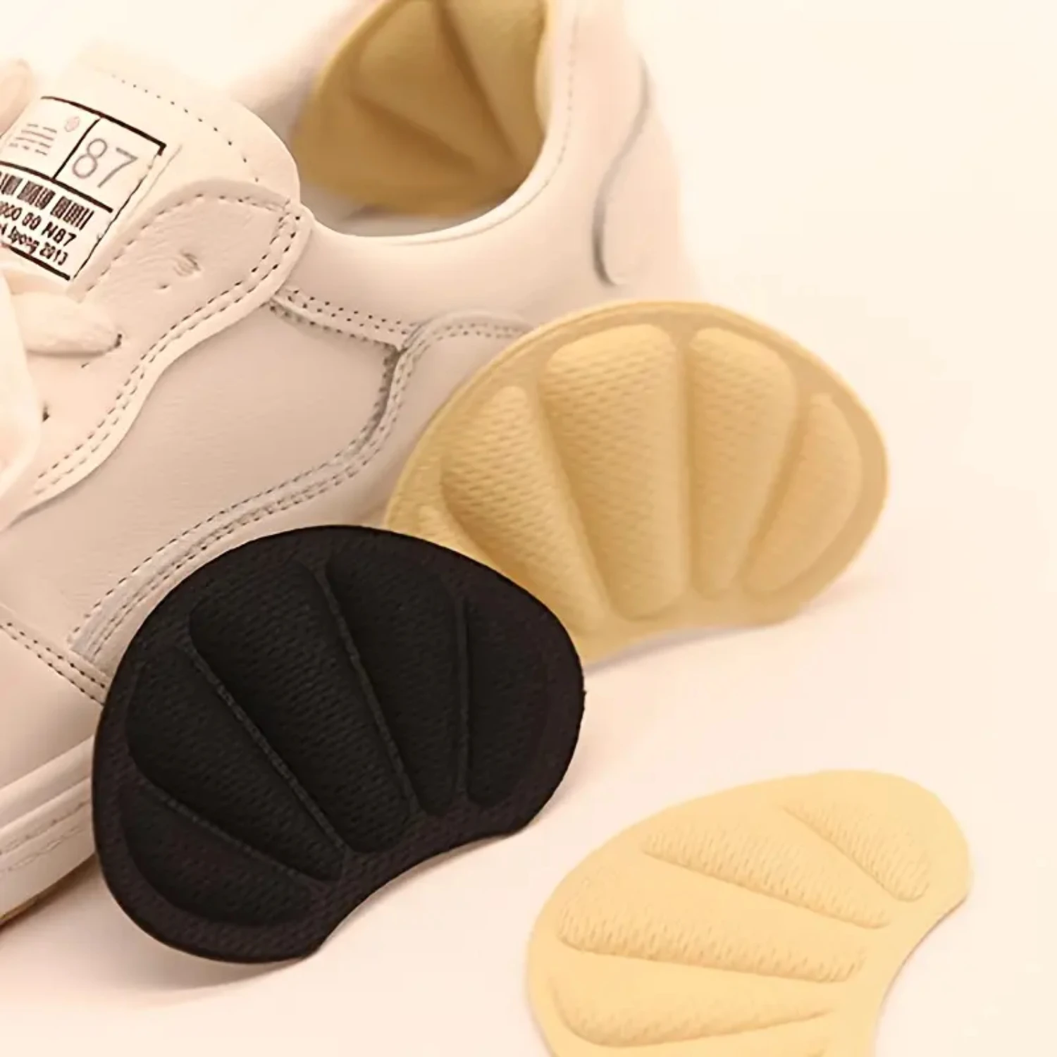 Heel Sticker for Reducing Shoe Size, Anti-abrasion Half-Size Heel Pad - Prevents Pain and Blisters, Comfortable and Durable Padd