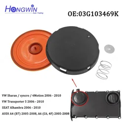 New 03G103469H 03G103475B PCV Valve Cover With Membrane For VW Sharan Syncro 4Motion Transporter Audi A4 (B7) A6 (C6 4F) 1.9 2.0