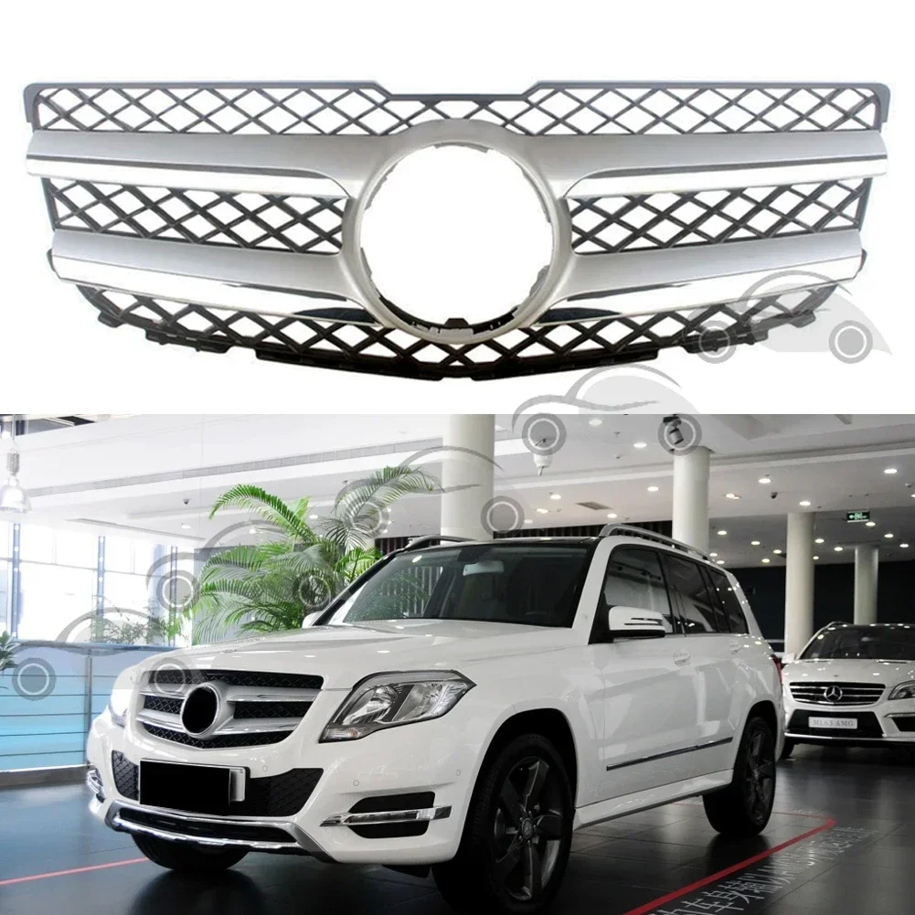 

Car Front Racing Billet Bumper Grille Upper Facelift Grill For Mercedes-Benz X204 GLK Class GLK250 GLK300 GLK350 2013-2015