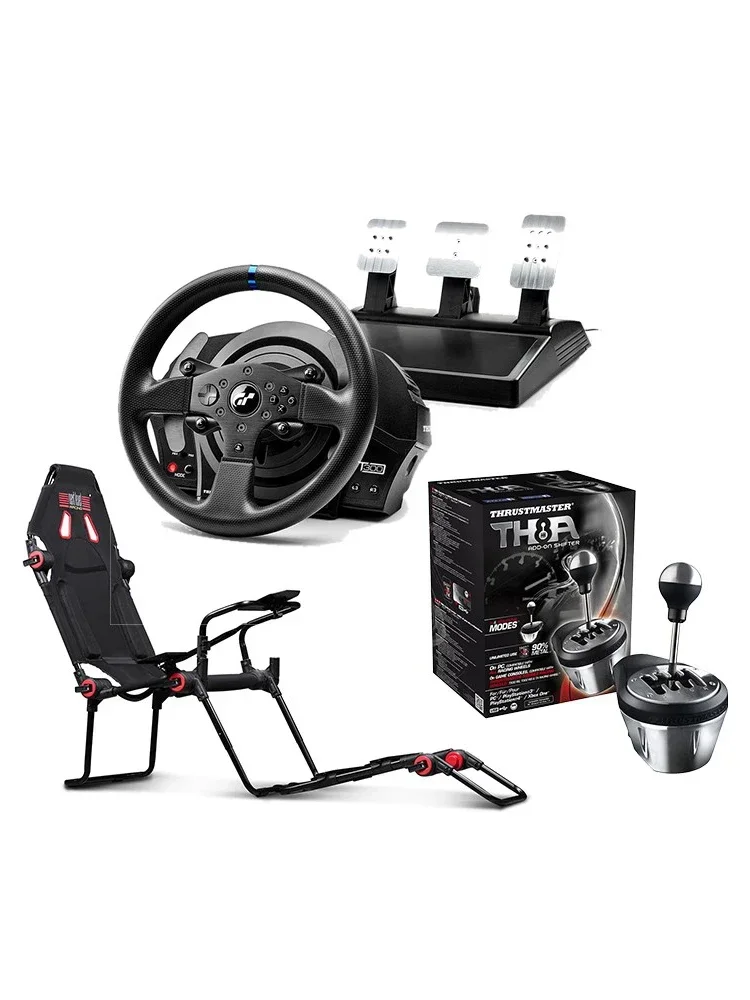 Hot sales Force feedback game steering wheel simulator