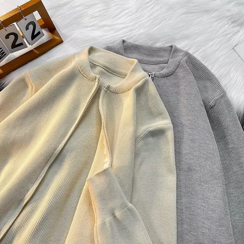 

Свободный крой круглый трикотаж, мужской кардиган, свитер, корейский Sle, осень-зима, Новое поступление, Гонконг, повседневная верхняя одежда