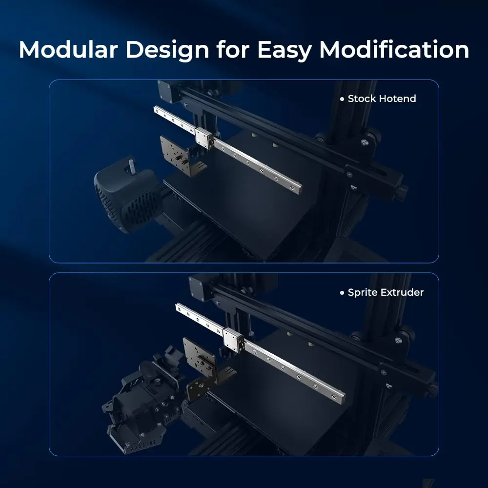 Creality Ender 3  Linear Rail Kit X-axis Rail Guide MGN12C with Mount Bracket Support Sprite Pro kit for Ender3/3 Pro/Ender 3 V2