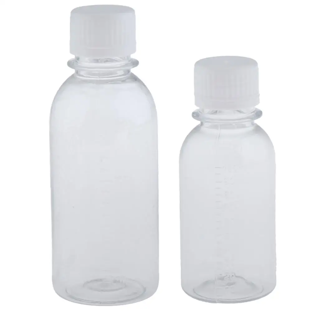 10pcs Empty Cosmetic Container Plastic Liquid Bottle Vial for Travel 100/150ml