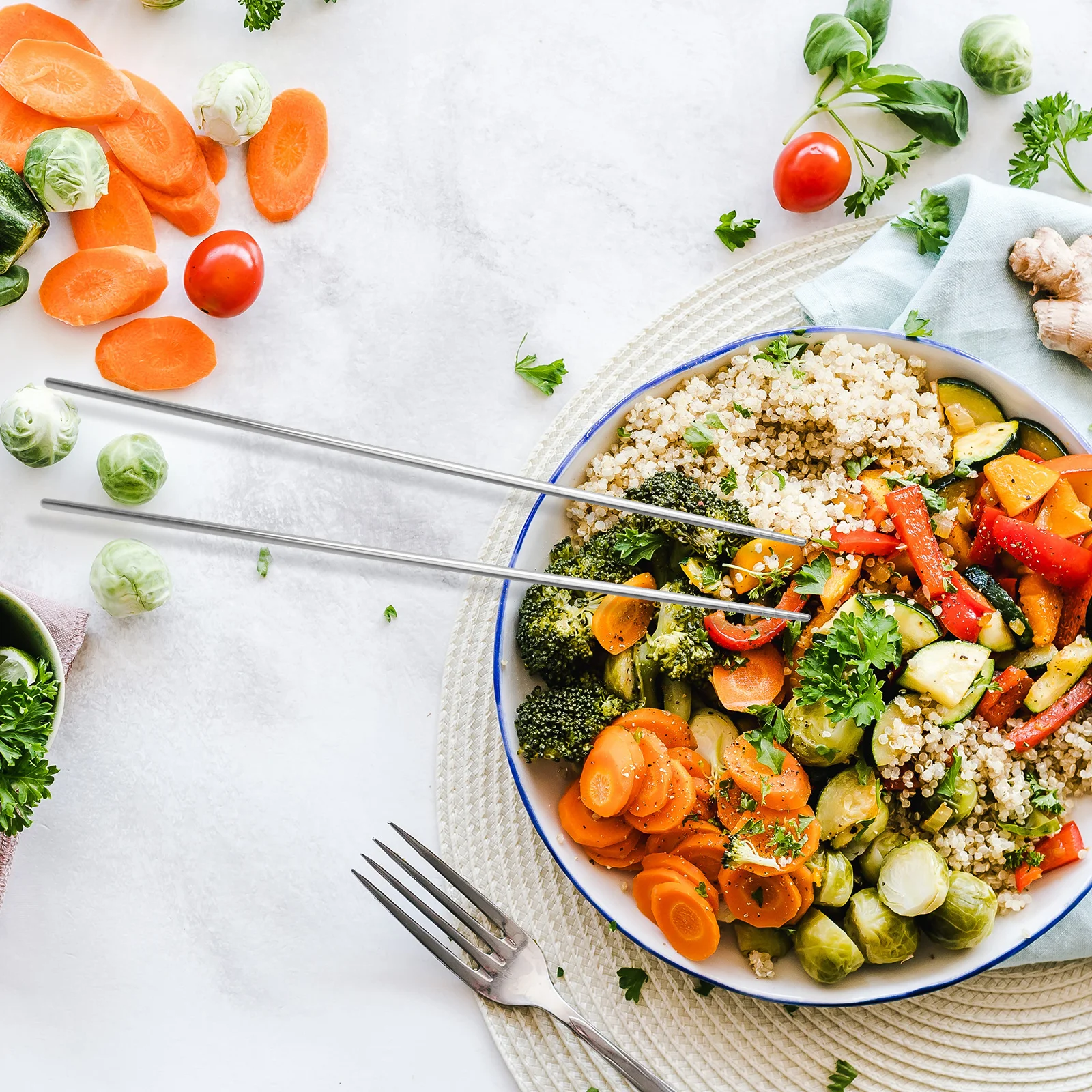 

2Pairs Long Anti-Scalding Stainless Steel Chopsticks 38cm Non-Slip Cooking Frying Hotpot Essentials Long Chopsticks