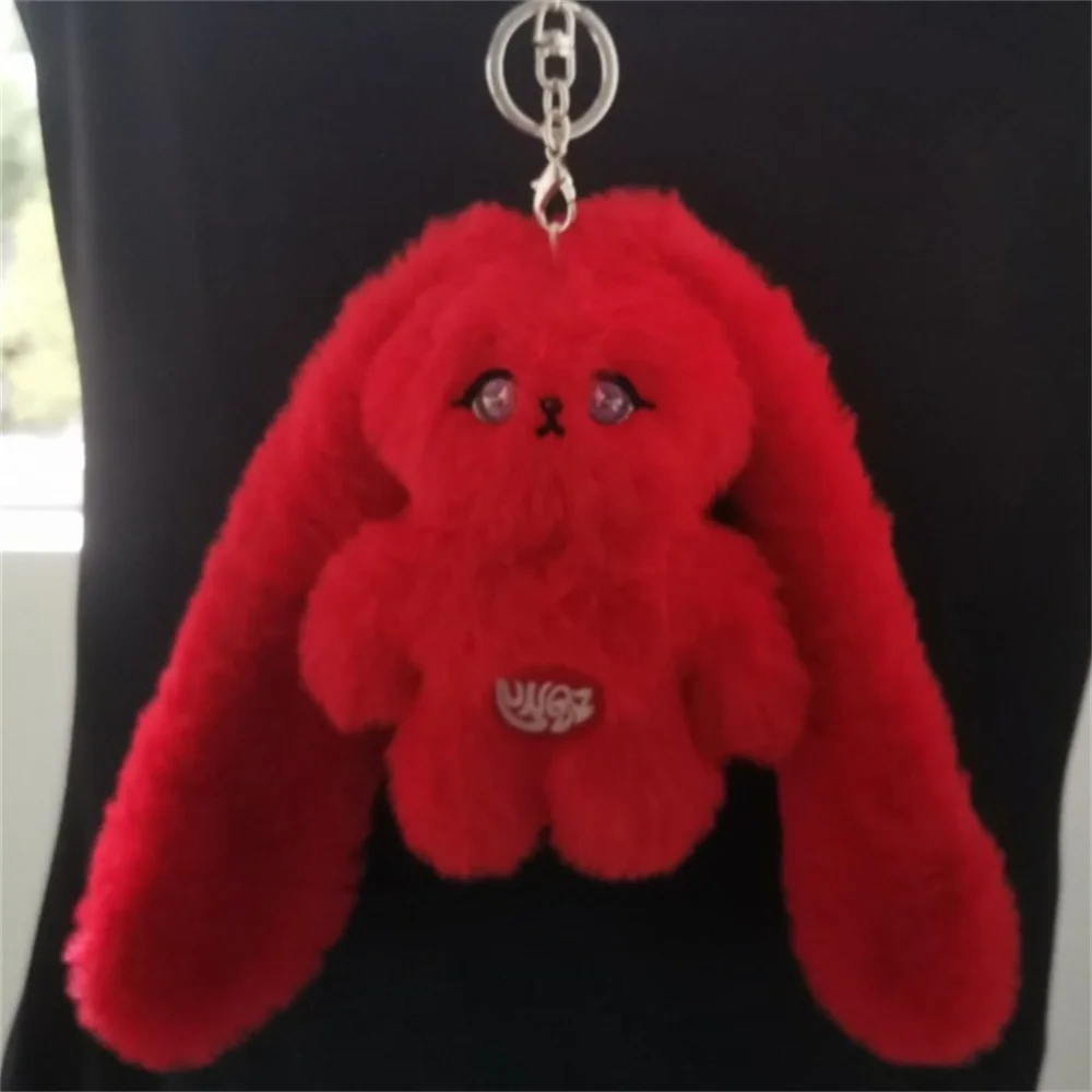 KPOP G I-DLE YUQI SOLO Alumínio Cartoon Red Raabit Keychain, Boneca De Pelúcia, Saco Pingente, Acessórios De Decoração, Fãs Coleção Presentes