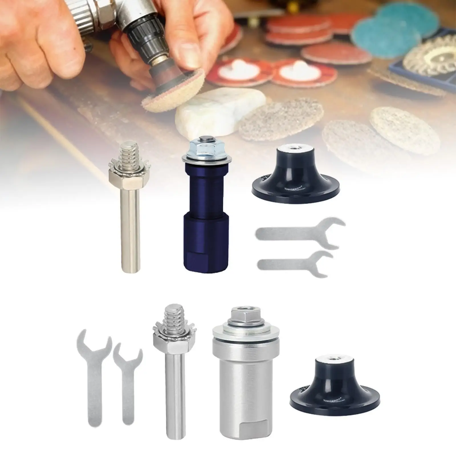 

Комплект соединительных стержней, адаптер для угловой шлифовальной машины, простой в установке, для ремонта и обслуживания, насадка для электродрели для чистки